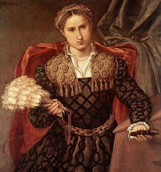 Lorenzo Lotto Portrait of Laura da Pola France oil painting art